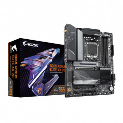 GIGABYTE B650 AORUS ELITE AX V2, Socket AM5, 16Phases, AMD B650, Dual 4xDDR5-8000, APU AMD graphics, HDMI, DP, 3xPCIe4.0 X16, 4xSATA3, RAID, 3xM.2 PCIe 5.0, Realtek 7.1 Audio, 1x2.5GbE LAN, Wi-Fi6E/BT, 1xUSB-C 3.2Gen2x2, 3xUSB 3.2Gen2(2A+1C), 3xUSB3.2, RG